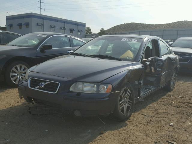 YV1RS592572634173 - 2007 VOLVO S60 2.5T BLUE photo 2