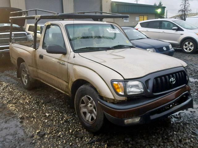 5TENL42N22Z074973 - 2002 TOYOTA TACOMA GOLD photo 1