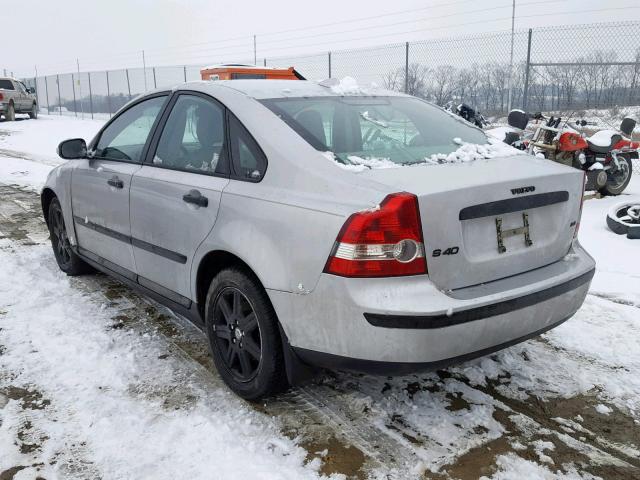 YV1MS382X72260028 - 2007 VOLVO S40 2.4I SILVER photo 3