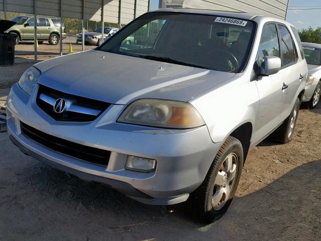 2HNYD18285H551583 - 2005 ACURA MDX SILVER photo 2