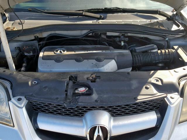 2HNYD18285H551583 - 2005 ACURA MDX SILVER photo 7