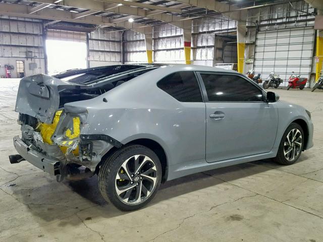 JTKJF5C75GJ016894 - 2016 TOYOTA SCION TC GRAY photo 4