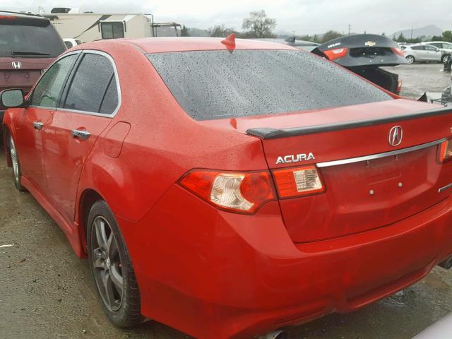 JH4CU2F89CC021568 - 2012 ACURA TSX SE RED photo 3