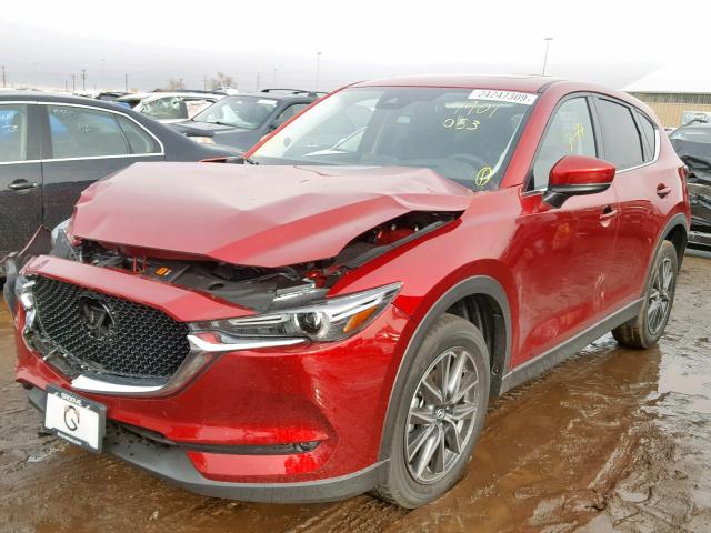 JM3KFBDM6J0455735 - 2018 MAZDA CX-5 GRAND RED photo 2