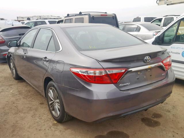 4T1BF1FK1GU134990 - 2016 TOYOTA CAMRY LE CHARCOAL photo 3