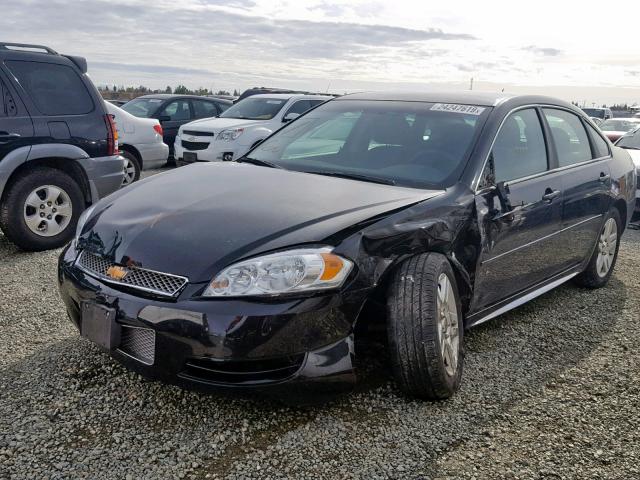 2G1WB5E34G1115339 - 2016 CHEVROLET IMPALA LIM BLACK photo 2