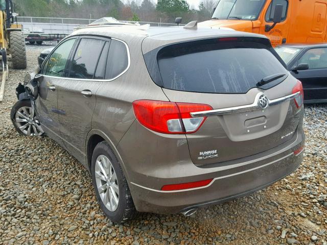LRBFXBSA8HD124334 - 2017 BUICK ENVISION E TAN photo 3