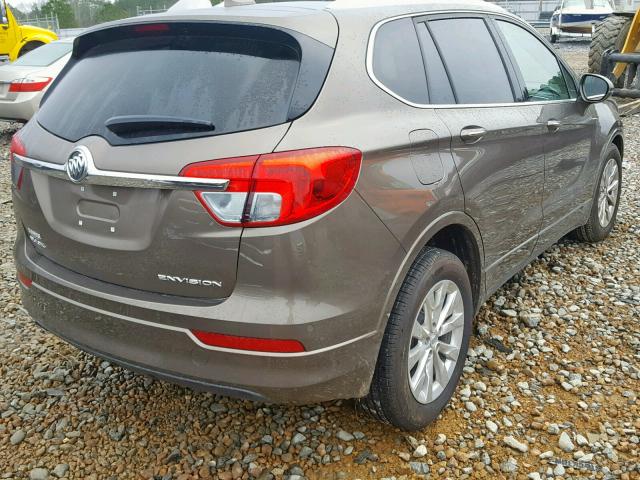 LRBFXBSA8HD124334 - 2017 BUICK ENVISION E TAN photo 4