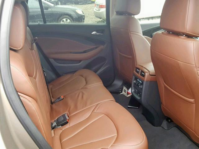 LRBFXBSA8HD124334 - 2017 BUICK ENVISION E TAN photo 6