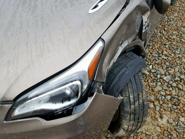 LRBFXBSA8HD124334 - 2017 BUICK ENVISION E TAN photo 9