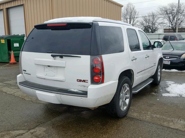 1GKUCEEF3AR108360 - 2010 GMC YUKON DENA WHITE photo 4