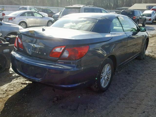 1C3LC55R28N676607 - 2008 CHRYSLER SEBRING TO BLUE photo 4