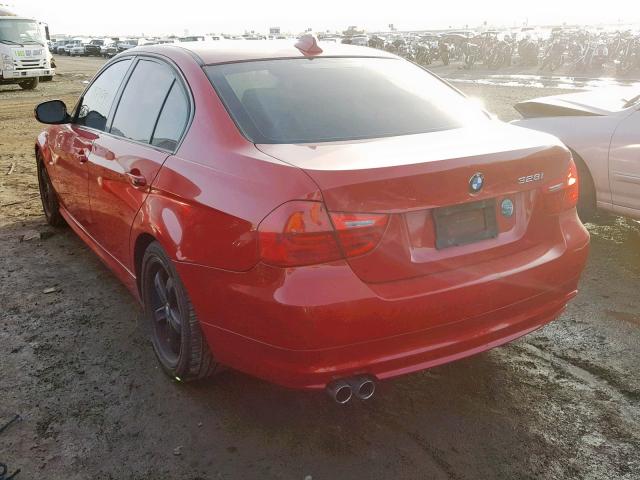 WBAPH575X9NL79401 - 2009 BMW 328 I SULE RED photo 3