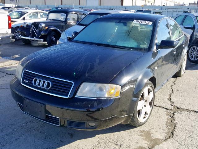 WAUZL64B31N053290 - 2001 AUDI A6 4.2 QUA BLACK photo 2