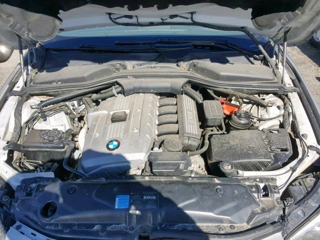 WBANE53566CK88459 - 2006 BMW 5 SERIES SILVER photo 7