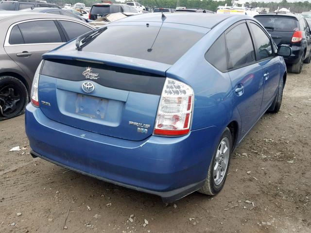 JTDKB20U740108087 - 2004 TOYOTA PRIUS BLUE photo 4