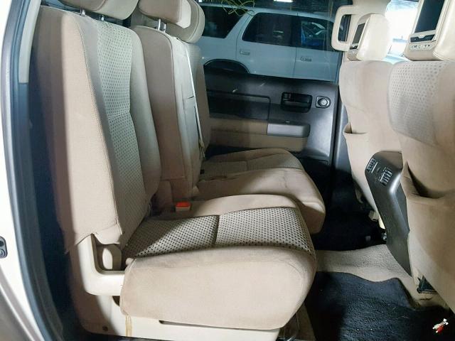 5TFDV54138X045102 - 2008 TOYOTA TUNDRA CRE BEIGE photo 6