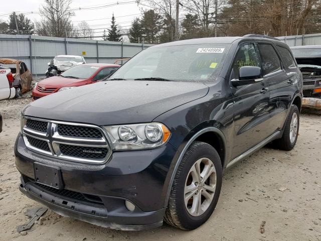 1D4RE4GG4BC673378 - 2011 DODGE DURANGO CR BLACK photo 2