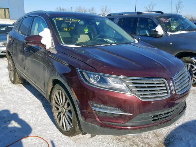 5LMCJ3C94HUL68975 - 2017 LINCOLN MKC RESERV MAROON photo 1