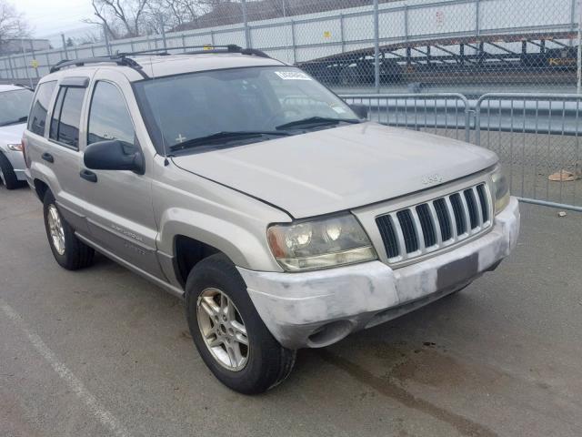 1J8GW48S24C275666 - 2004 JEEP GRAND CHER BEIGE photo 1