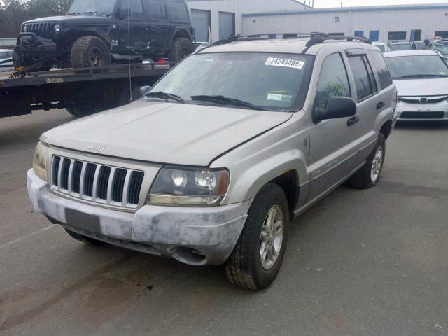 1J8GW48S24C275666 - 2004 JEEP GRAND CHER BEIGE photo 2