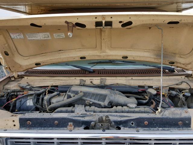 1FDKE30G4JHA72844 - 1984 FORD ECONOLINE BEIGE photo 7