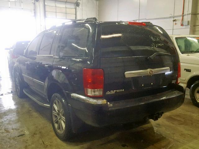 1A8HW58217F507526 - 2007 CHRYSLER ASPEN LIMI BLACK photo 3