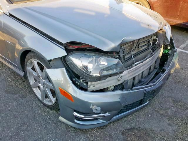 WDDGF4HB2CR197723 - 2012 MERCEDES-BENZ C 250 SILVER photo 9