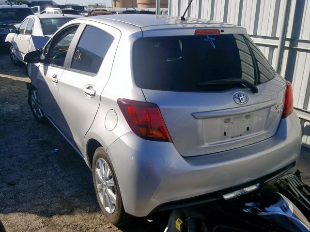 VNKKTUD31GA060165 - 2016 TOYOTA YARIS L SILVER photo 3