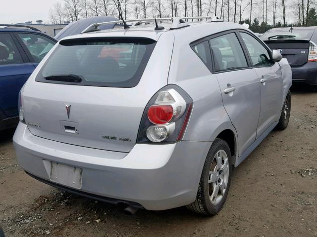 5Y2SM67089Z440806 - 2009 PONTIAC VIBE SILVER photo 4