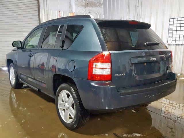 1J8FF47W08D713584 - 2008 JEEP COMPASS SP 蓝色 照片 3