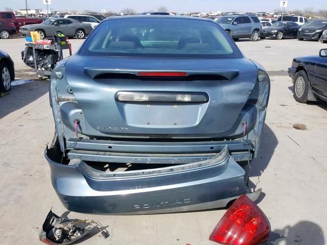 2G2WP552061300748 - 2006 PONTIAC GRAND PRIX GRAY photo 10