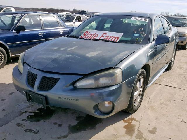 2G2WP552061300748 - 2006 PONTIAC GRAND PRIX GRAY photo 2