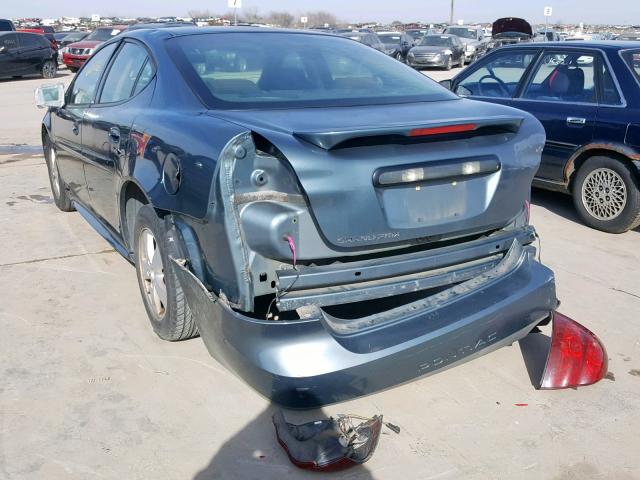 2G2WP552061300748 - 2006 PONTIAC GRAND PRIX GRAY photo 3