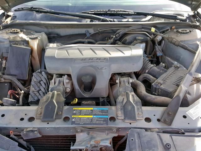 2G2WP552061300748 - 2006 PONTIAC GRAND PRIX GRAY photo 7
