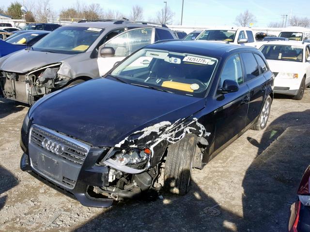 WAUVF78K69A176574 - 2009 AUDI A4 2.0T AV BLACK photo 2