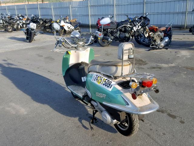 L5YTCKPAXG1106872 - 2015 ZHON SCOOTER TWO TONE photo 3