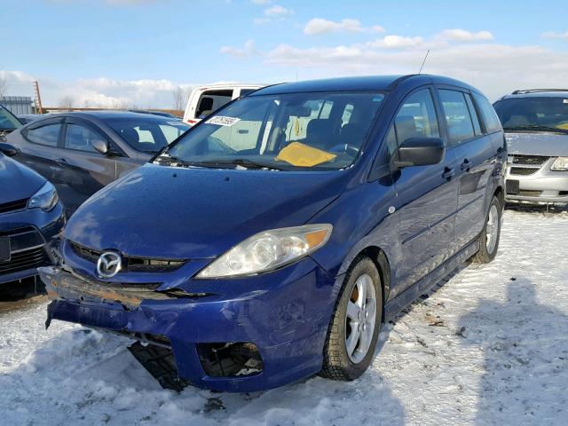 JM1CR193370161006 - 2007 MAZDA 5 BLUE photo 2