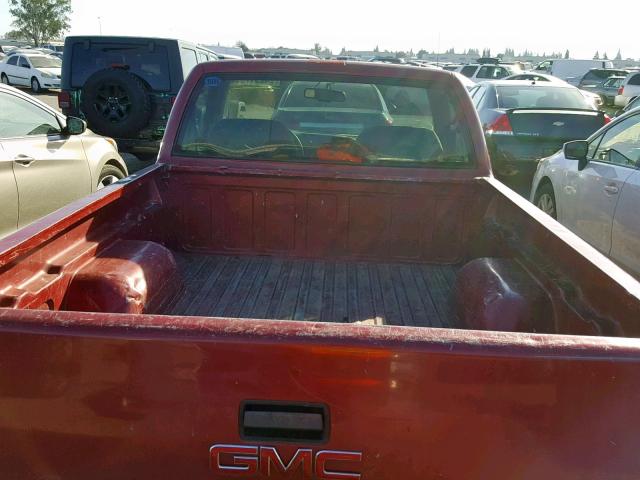 1GTCS14WXY8154398 - 2000 GMC SONOMA RED photo 6