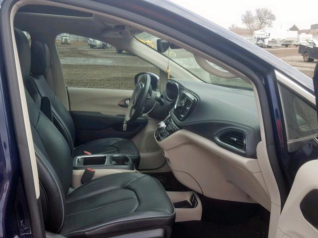 2C4RC1GG0JR104812 - 2018 CHRYSLER PACIFICA L BLUE photo 5