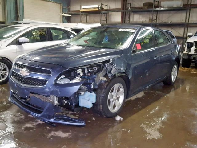 1G11B5SA9DF160679 - 2013 CHEVROLET MALIBU LS BLUE photo 2