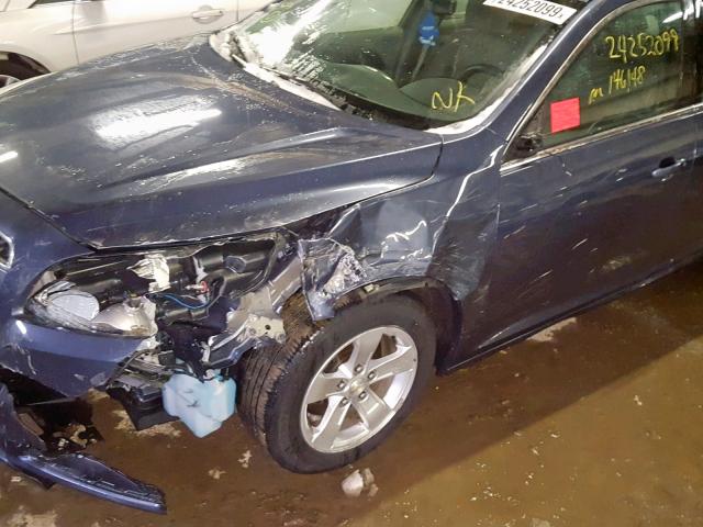 1G11B5SA9DF160679 - 2013 CHEVROLET MALIBU LS BLUE photo 9