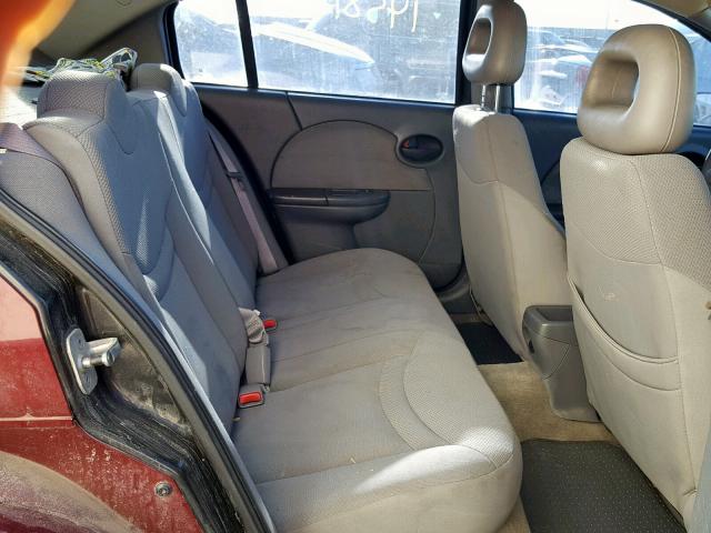 1G8AZ52F53Z147904 - 2003 SATURN ION LEVEL BURGUNDY photo 6