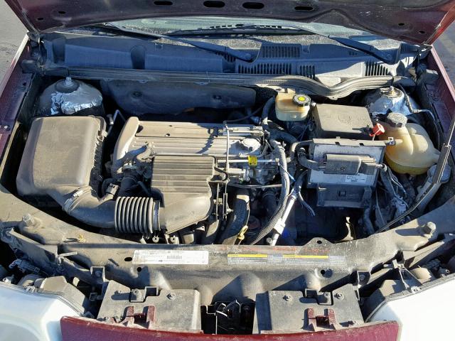 1G8AZ52F53Z147904 - 2003 SATURN ION LEVEL BURGUNDY photo 7