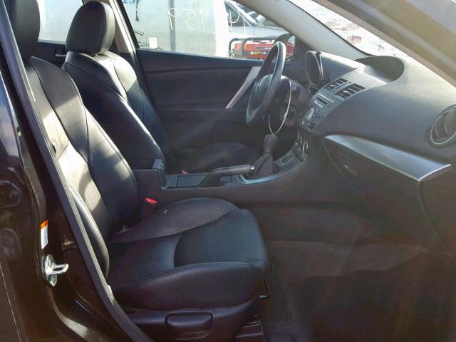 JM1BL1S51A1291196 - 2010 MAZDA 3 S BLACK photo 5