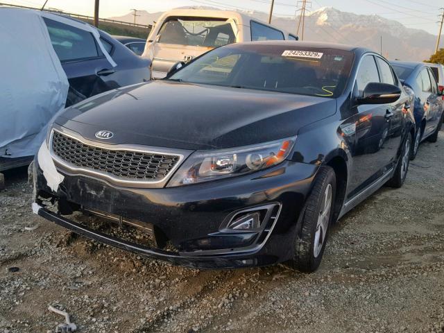 KNAGM4AD3G5096857 - 2016 KIA OPTIMA HYB BLACK photo 2