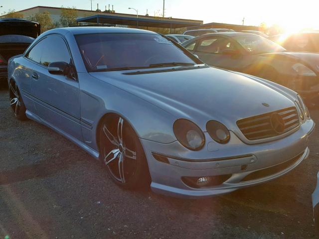 WDBPJ73J42A023916 - 2002 MERCEDES-BENZ CL 55 AMG SILVER photo 1