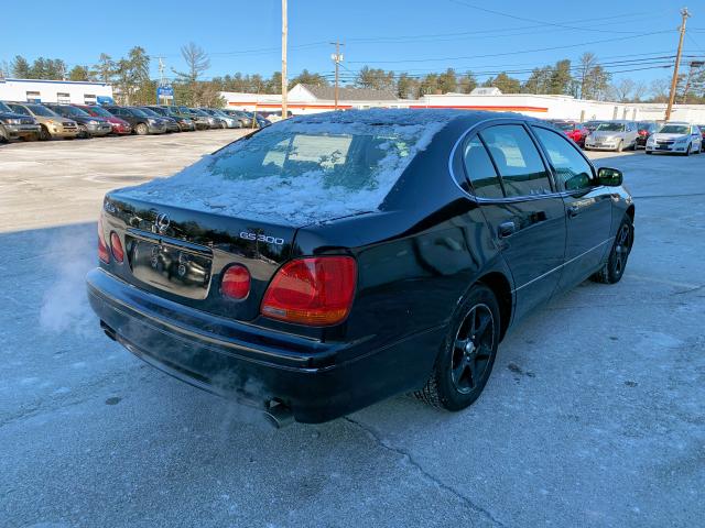 JT8BD69S820165655 - 2002 LEXUS GS 300 BLACK photo 3