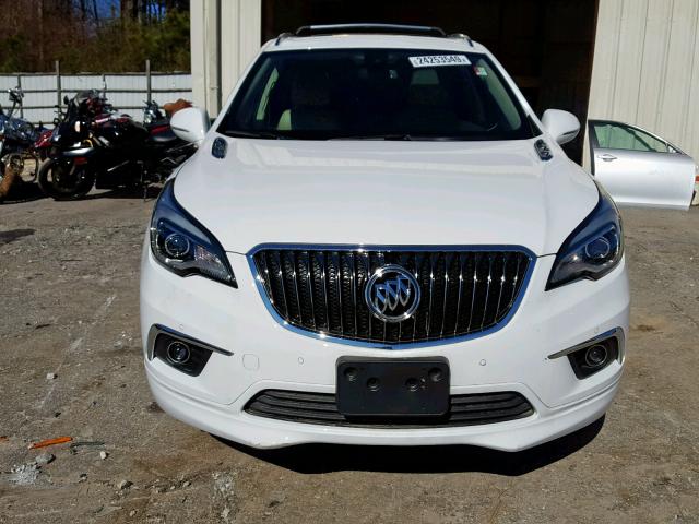 LRBFX3SX6JD004371 - 2018 BUICK ENVISION P WHITE photo 9