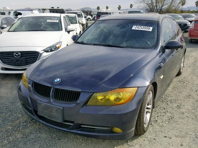 WBAVC53548FZ83241 - 2008 BMW 328 I SULE BLUE photo 2